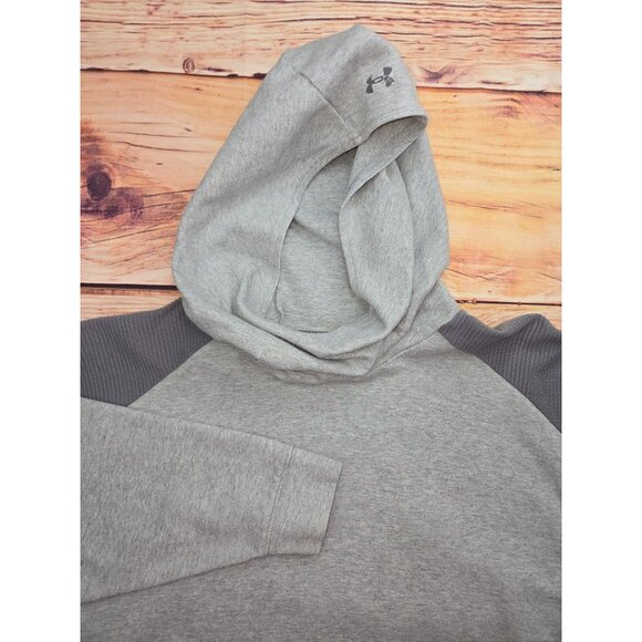 Under Armour Women's Project Rock Allday Hustle Hoodie XS Gray Oversized - Picture 3 of 8